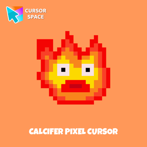Calcifer Pixel cursor arrow cursor