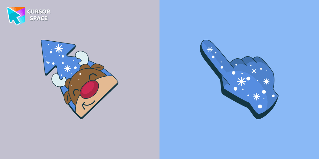 Christmas Deer cursor cursor pack